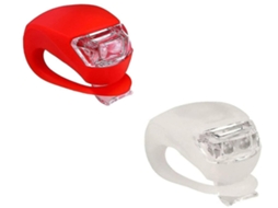 Conjunto Luz Bicicleta Frontal/traseira Ipx8 Vermelho