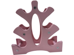 Suporte Para 6 Halteres, 3 Níveis, Feito De Polipropileno Resistente