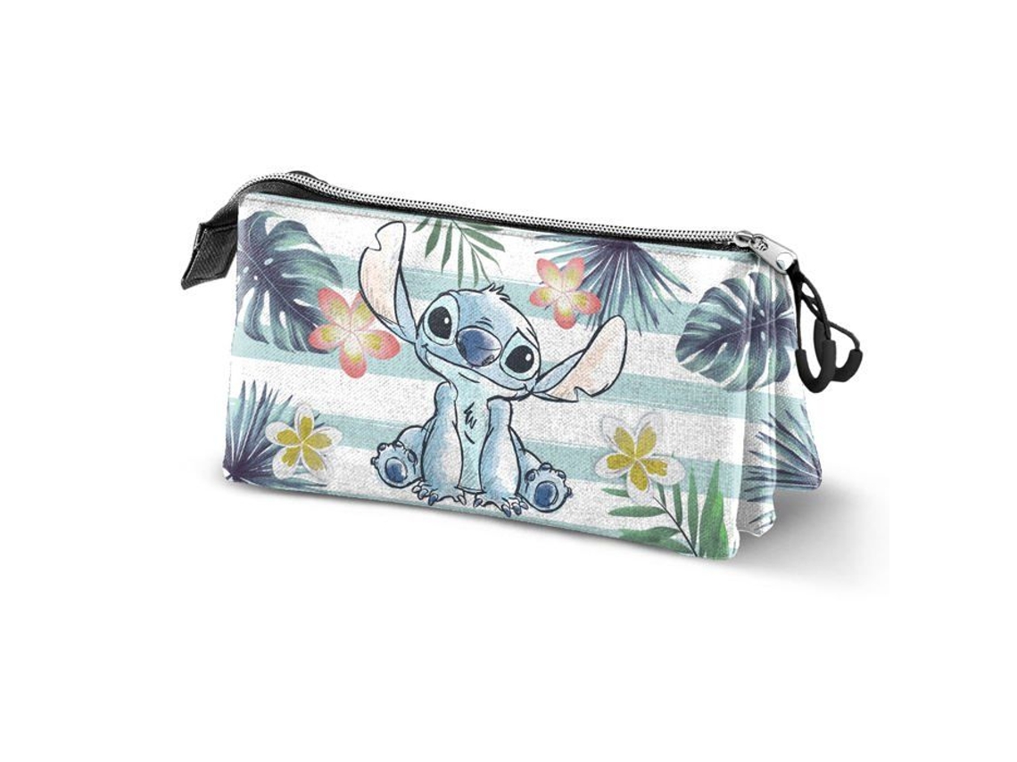Estojo Triplo - Disney Lilo E Stitch Oceano - Azul - Tamanho Único