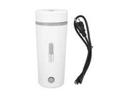 Chaleira Elétrica Portátil 350ml Aço Inoxidável 304 300w para Viagem Carro Café Chá Leite Us Plug 110v | S/MARCA