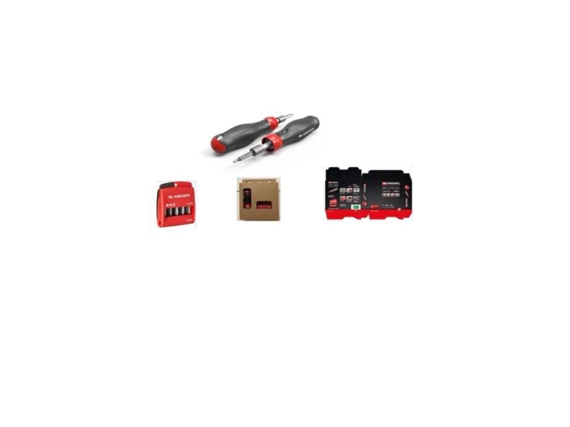 Chave de Fenda Assistida E-Protwist com 10 Pontas Ph-Pz de 6 Pontas FACOM Atpa4V.J12Ipb