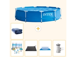 Intex Piscina Com Estrutura Redonda - 366x76 Cm - 6-peças S20440