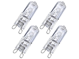 Nova Line kit de 4 Lâmpadas G9 Halógenas para Forno 25w 230v 300°c 2700k 2000h