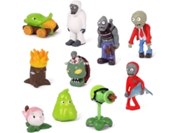 Figuras EASTVAPS Plants Vs Zombies (10 Peças)