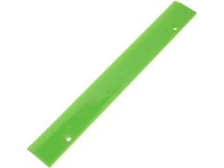 Guia de aprendizagem em Braille em PVC verde, auxílio educacional confiável para pessoas com deficiência visual e cegueira.