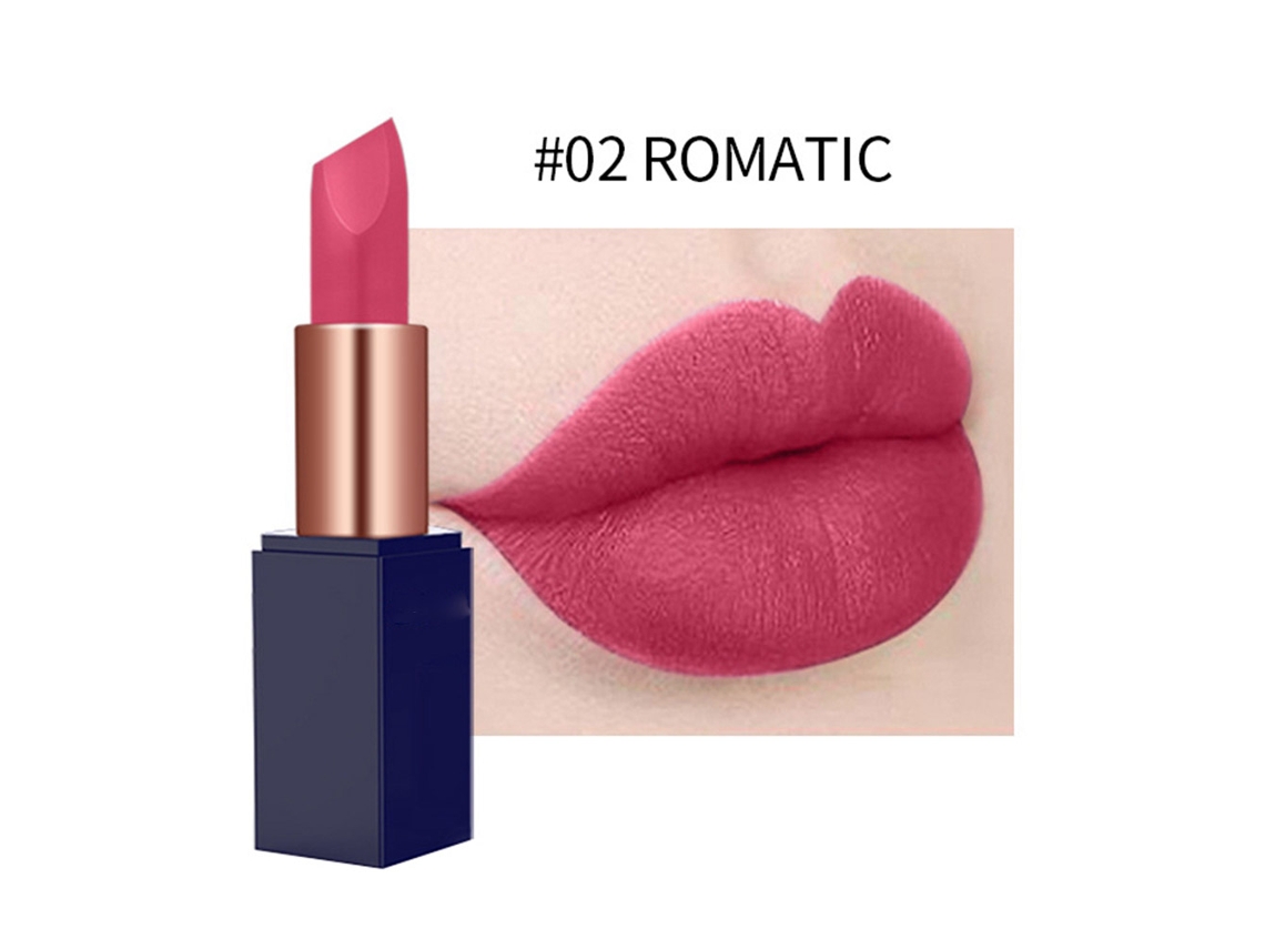Labial De Terciopelo Mate Suave De Larga Duración Hidratante Herramienta De Maquillaje L19049-02