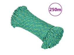 Vidaxl Corda De Barco 4 Mm 250 M Polipropileno Verde