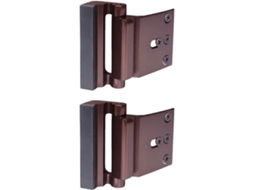 Pacote Com 2 Travas De Reforço Para Porta Toyful Com 8 Parafusos, Trava De Segurança Para Porta Residencial Para Crianças Pequena Aquaforge