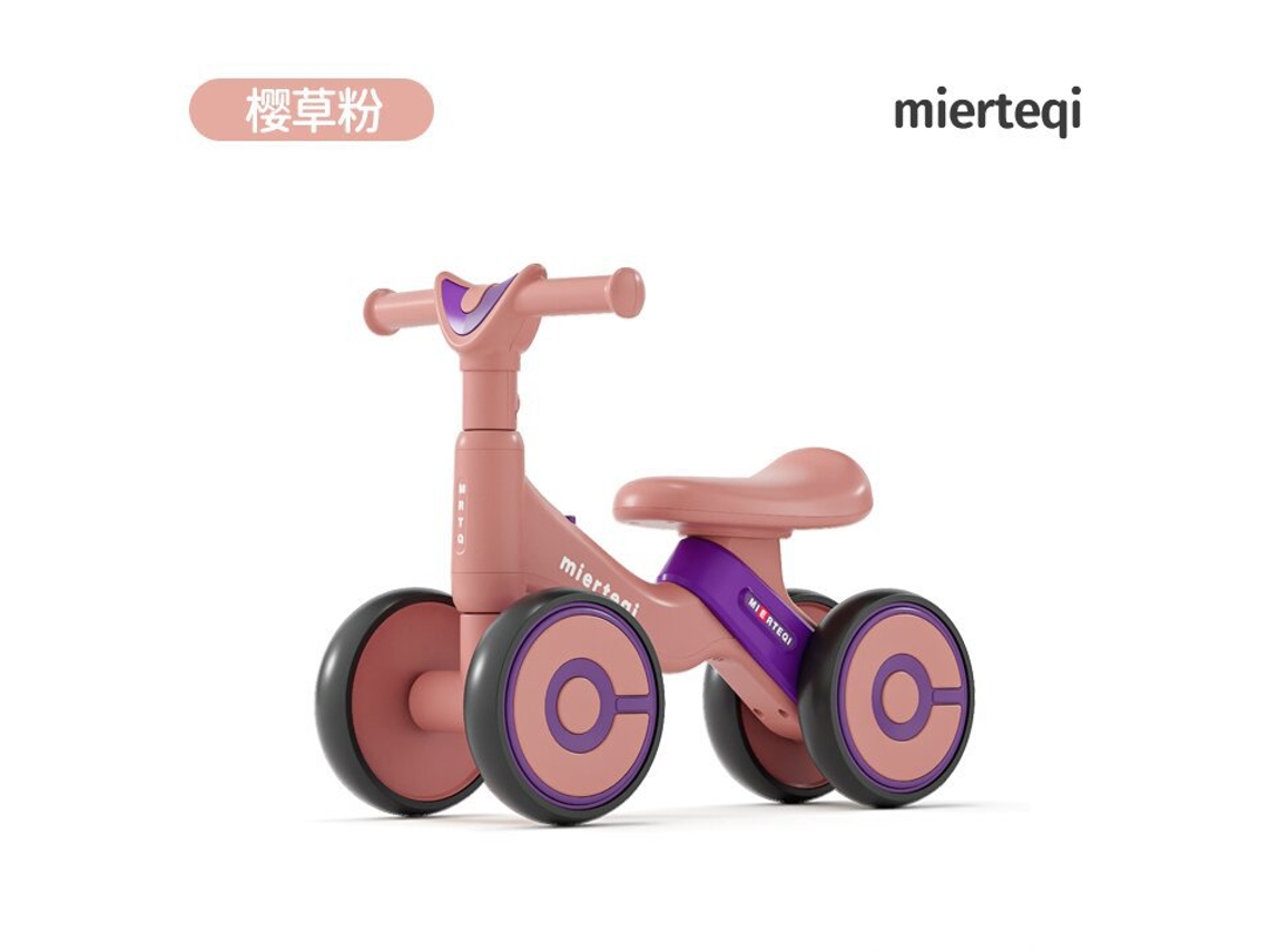 Bicicleta de Equilíbrio para Crianças 1-3 anos, Sem Música, Sem Luzes YUNZII
