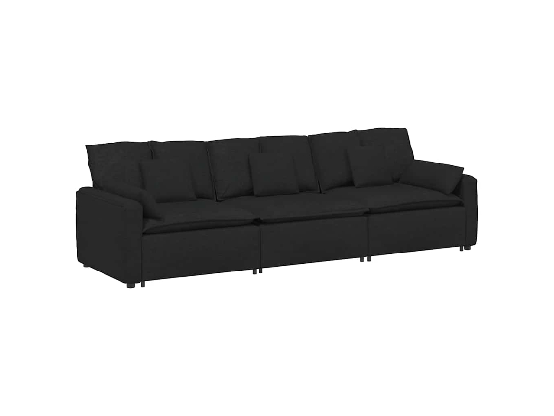 Modular Sofa, Modular Sofas Vidaxl Preto Tecido