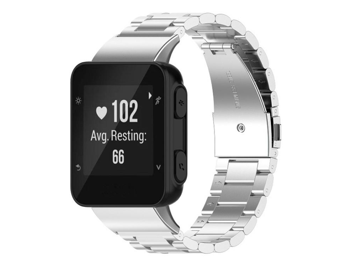Bracelete para Garmin Forerunner 35 / 30 liga de titânio com fivela plana XIAOMOYU
