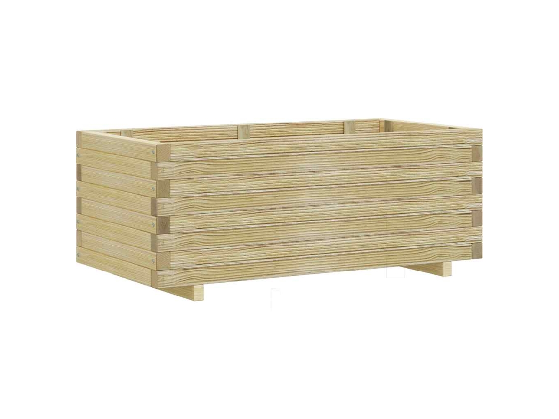 Vidaxl Vaso/floreira Retangular 100x50x40 Cm Madeira