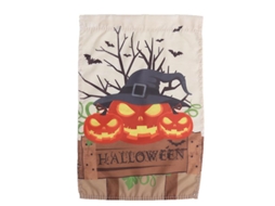 1Pcs Bandeiras de Jardim de Halloween para Decorações de Halloween ALLINLESS