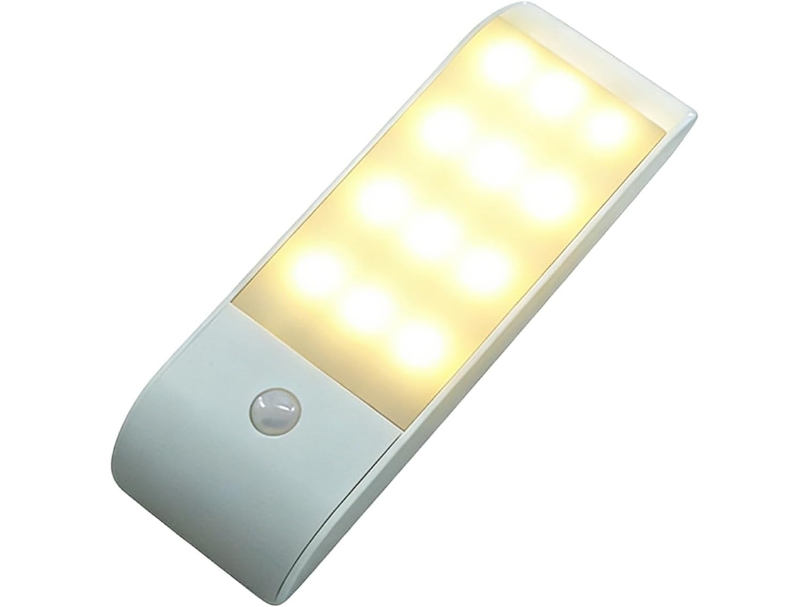 Luz Noturna Led Automática Carregamento Usb-c Com Base Sensor De Abs