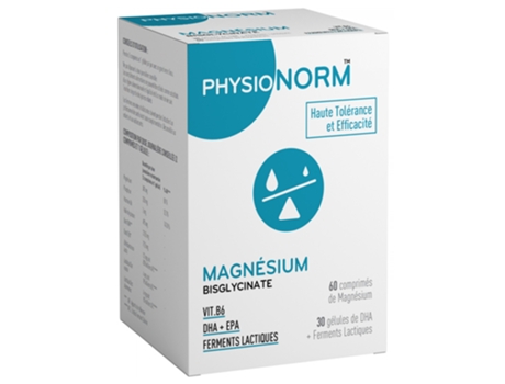 Physionorm Magnésio 60 Comprimidos 30 Cápsulas LABORATOIRE IMMUBIO