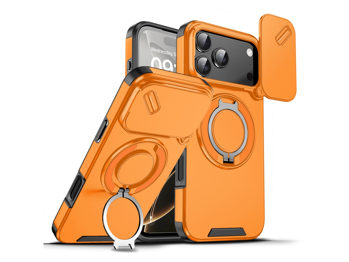 Capa Para Iphone 17 Pro Max Stent Laranja Spqment