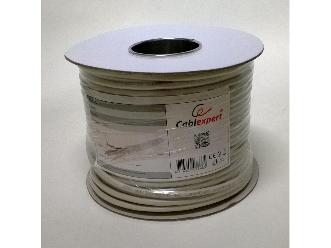 Caboxpert Gembird Bobina Rj45 Ct6 Utp Rigido 100 Metros