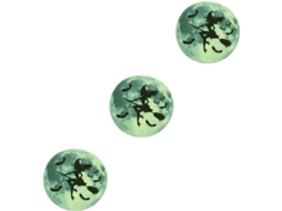 Conjunto De 3 Adesivos Removíveis Para Parede Ou Janela Com Tema De Bruxa Para O Halloween.