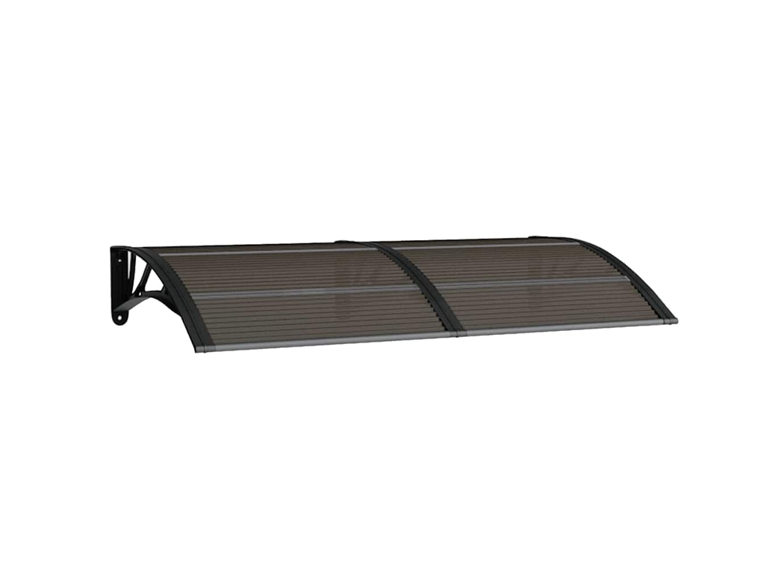 Toldo de Porta 150x75 Cm Policarbonato Preto MAISON EXCLUSIVE