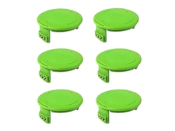 Conjunto de 6 tampas de plástico para o cilindro de corte da máquina de cortar relva Greenworks BST4000 ST40L00 2100702, peça nº 3411546A-6.