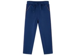 Calças De Criança Com Cordão Azul-marinho 128