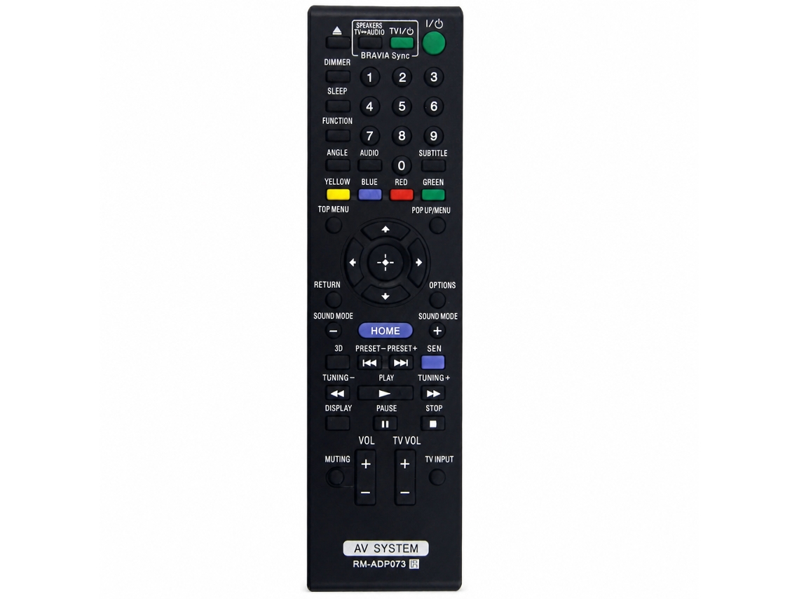 Comando De Substituição Compatível Com Sistema Av Sony Blu-ray Dvd Rm-adp073_zhd