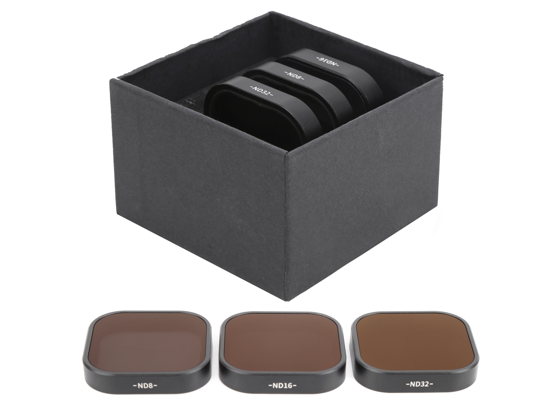 Telesin Motion Camera Filter Kit Nd 8/16/32 Neutral Density Filter Set For Gopro Hero9 LAXISCREED