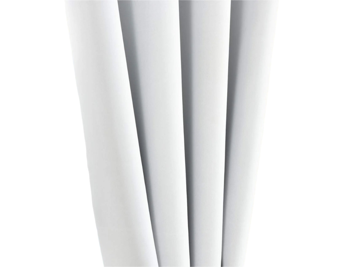 Cortina Blackout Térmica, Ilhós, 135 X 175 Cm, Branca