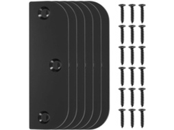 Kit De Dobradiças Em Aço Inoxidável Para Cobrir Encaixes Antiestéticos E Proporcionar Um Acabamento Uniforme Batentes