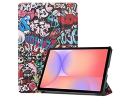 Capa Com Estampa E Suporte Para Samsung Galaxy Tab S10 Lite/s10 Fe/s9, Grafite