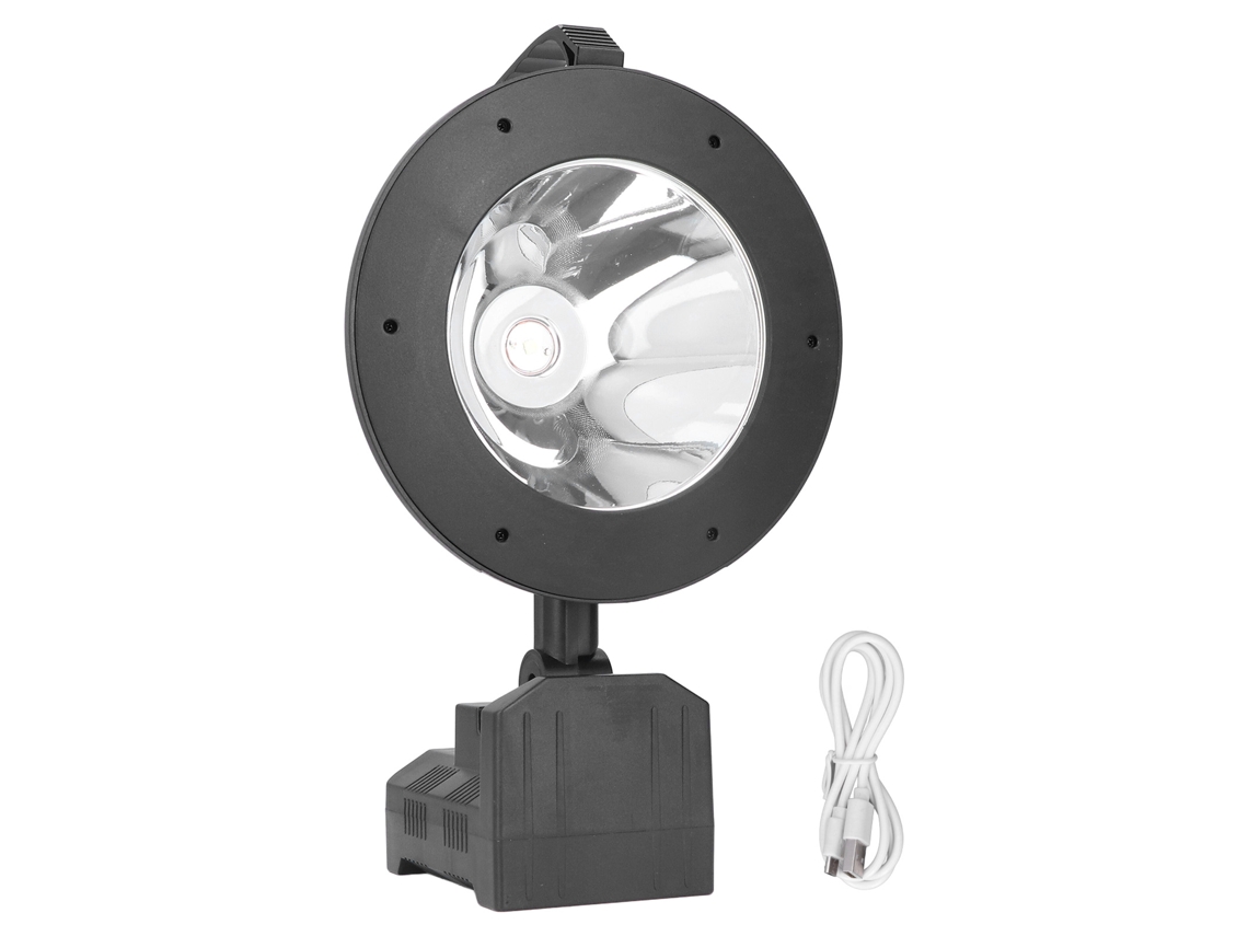 2026 lanterna de Mano Searchlight com Ângulo Ajustável de 120°, Carregamento Usb Inteligente e Tela de Bateria