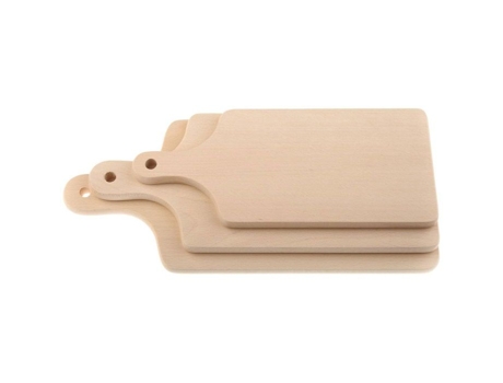 Conjunto de tábuas de corte de madeira Kolimax de 3 peças,