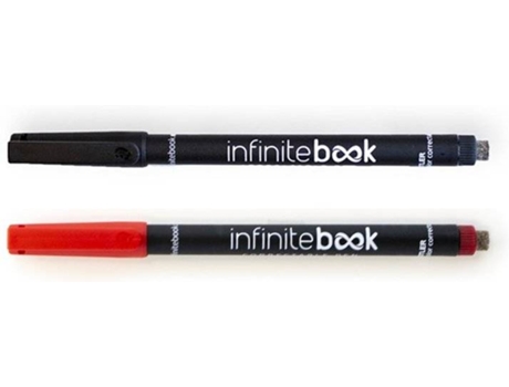 Pack de Marcadores Infinitebook (Preto e Vermelho)