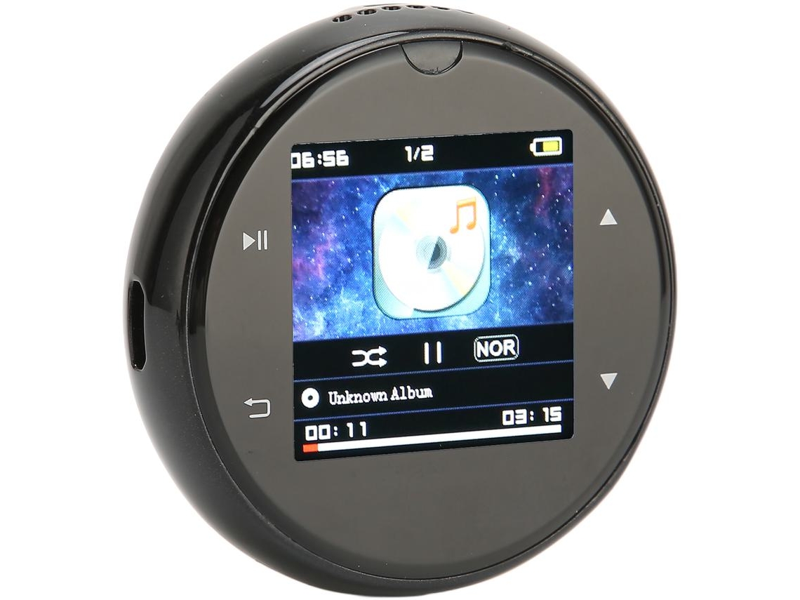 Leitor Mp3 Bluetooth YIZHOOD M20 1.54Inch Ecrã Tátil 8Gb Preto