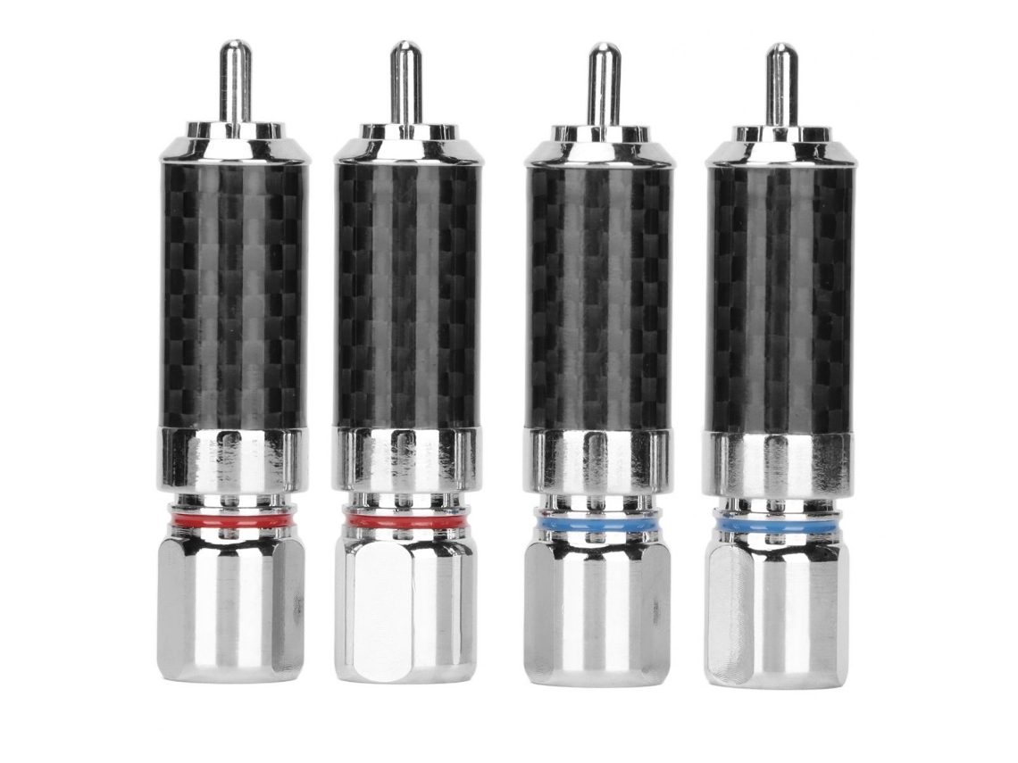 Conector de Alimentação com Condutor Latão, Revestimento em Fibra Carbono, Protocolo Uvc, Material Alta Qualidade, Transmissão Sem Perdas AQUAFORGE