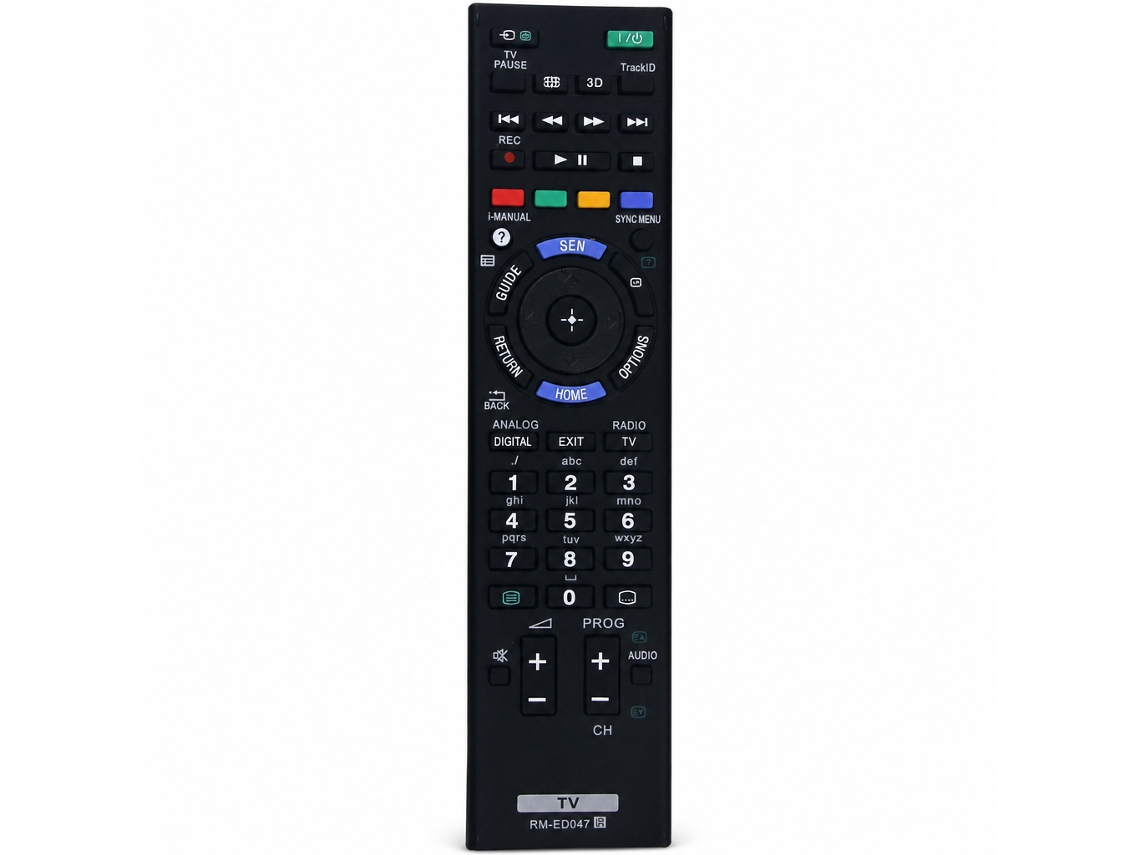 Comando À Distância Para Tv Compatível Com Sony Rm-ed047