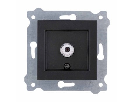 Prise Sat Com Filtro Conector De Tipo F Preto Metálico Exen