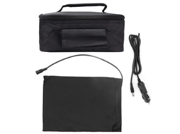 Mini Forno De Micro-ondas Portátil Para Carro, 12v, Elétrico, Aquecimento Rápido, Ideal Para Piqueniques, Viagens E Camping. Preto, Seguro