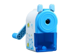 Sacapuntas Automático E Manual Portátil Para Estudantes Escolares Azul
