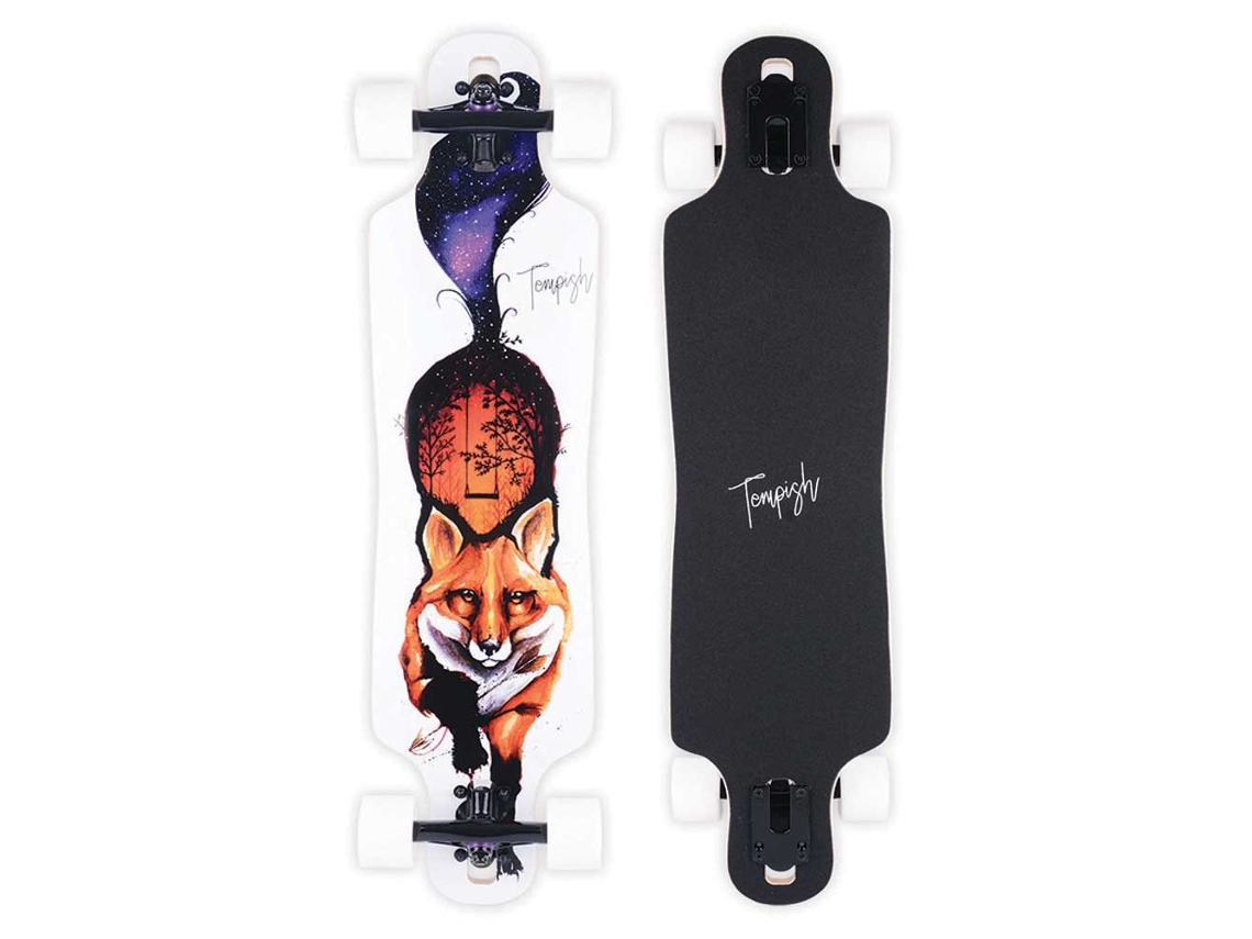 Longboard Fox-N 32.5´´ Transparentetempish