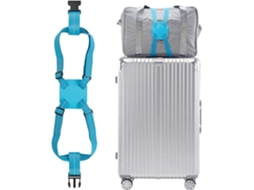 Cintas Elásticas Para Bagagem Aprovadas Pela Tsa, Cintas Elásticas Para Malas De Viagem, Ideais Para Adicionar Mais Uma Bagagem(azul)