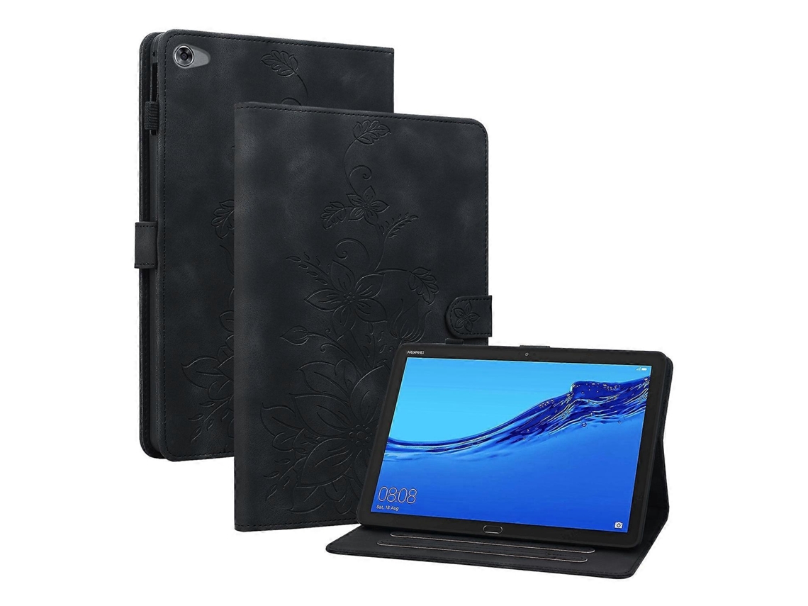 Capa de couro com relevo Lily Webake para tablet
