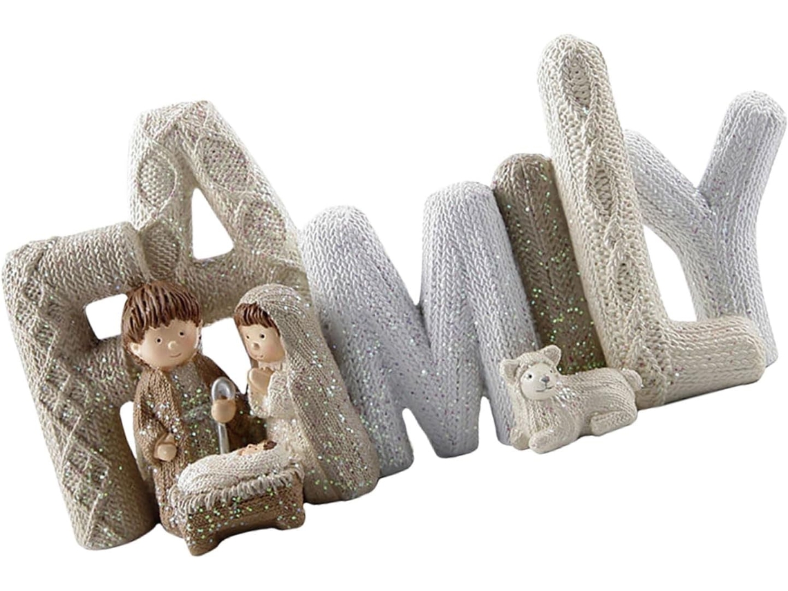 Presépio De Natal Em Resina Com A Sagrada Família E O Amor, Decoração Para Casa, Inspiração Religiosa