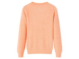Camisola De Malha Para Criança Laranja Brilhante 128