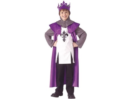 Fato de Menino DISFRAZZES Rei Medieval Roxo (Tam: 3 a 4 anos)