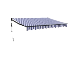 Automatic Retractable Awning, Automatic Retractable Awnings Vidaxl Multicolor Tecido (3 X 2.5 M)