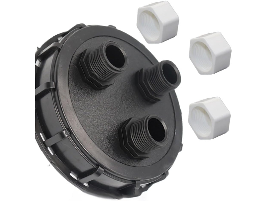 Dn150, Rosca De 2,5 (tampa Adaptadora Para Tanque Ibc De 3 Polegadas Com Rosca Macho)