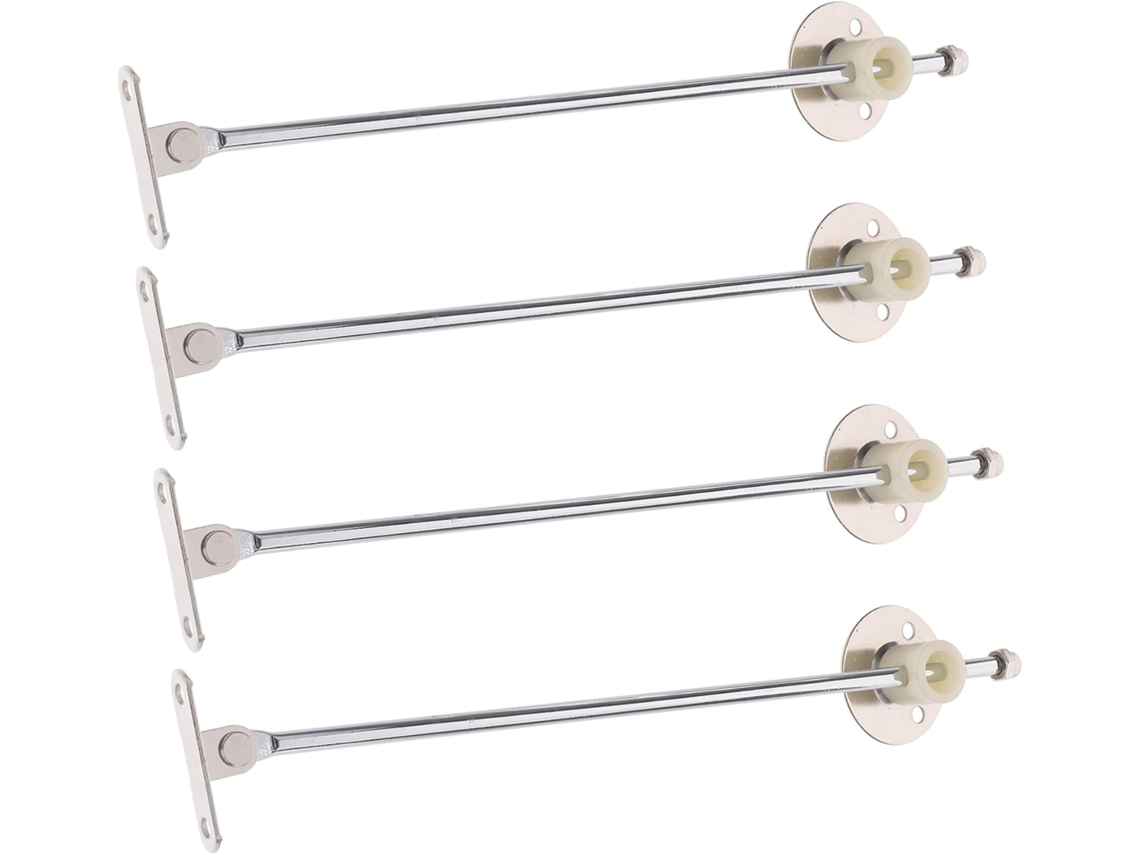 Dobradiça De Suporte Para Tampa, 4 Peças, Resistente, Em Aço,