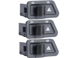 Botão de Interruptor Pisca para Motocicleta 3 Pinos Duplo Liga/desliga Seta Partida/parada Interruptores