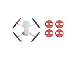 2026 Conjunto de 4 peças de capa de motor compatível com Mini3 Pro/se/2, capa protetora de alumínio à prova d'água e anti-incrustante para drones.
